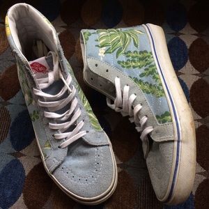 Vans Doren Blue Hawaiian Sk8 Hi High Tops
